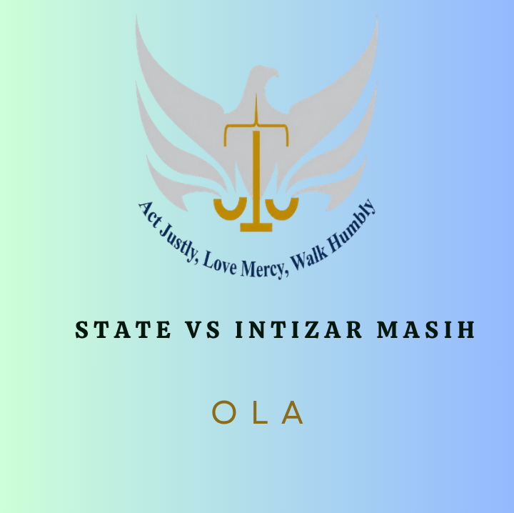 State vs. Intizar Masih